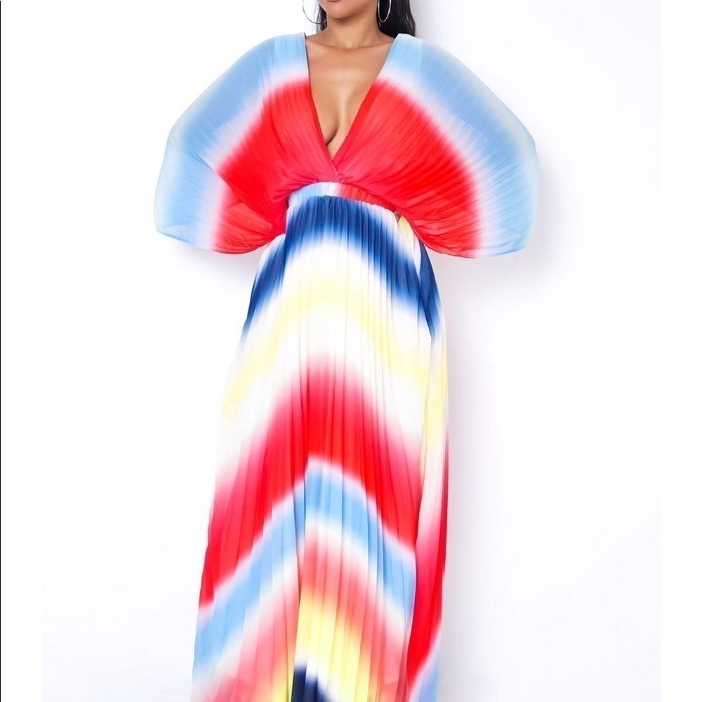 New Arrival !Tie dye Rainbow Maxi